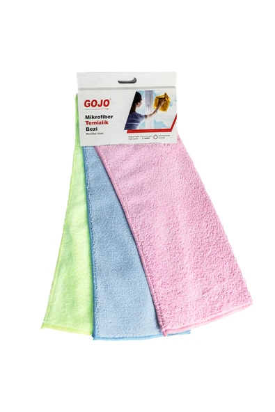 Gojo Mikrofiber Temizlik Bezi 3'lü Paket ürün görseli 1
