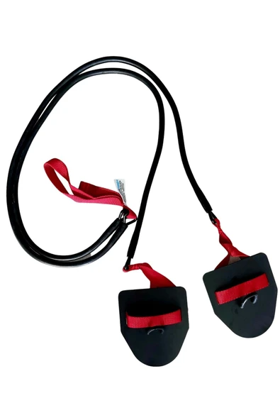 strechcordz El Paletli Yüzme Kara Antrenman Direnç Lastiği (KIRMIZI) (5,4-14,1 KG) ürün görseli 1