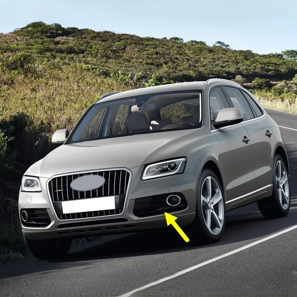 Audi Q5 2013-2017 Ön Sol Sis Farı Kapağı Parlak Kromaj 8R0807681M ürün görseli 1