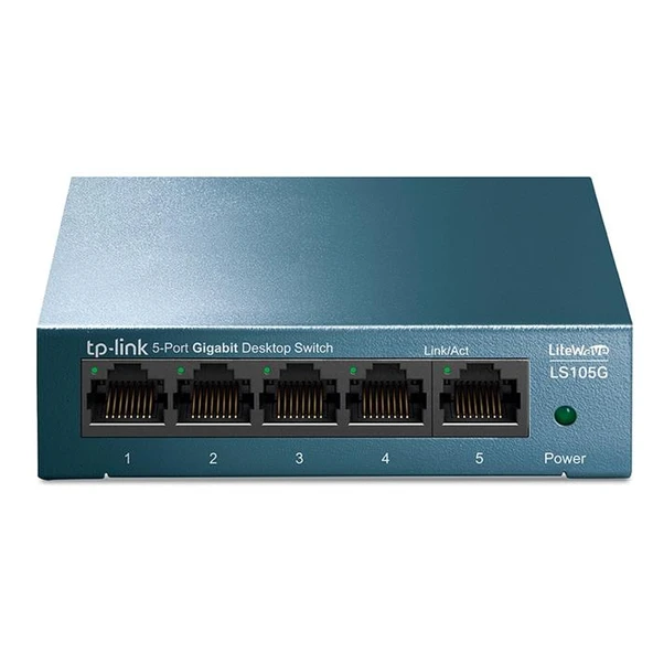 TP-Link LS105G 5 Port 10/100/1000 Mbps Gigabit Switch ürün görseli 1