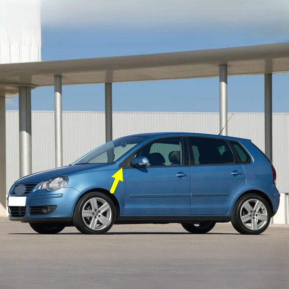 VW Polo 2005-2009 Sol Dış Ayna Önü Üçgen Kapak 6Q0853273A ürün görseli 1