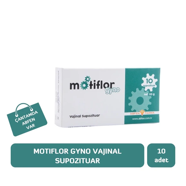 Motiflor Gyno Vajinal Supozituar 10 Adet ürün görseli 1