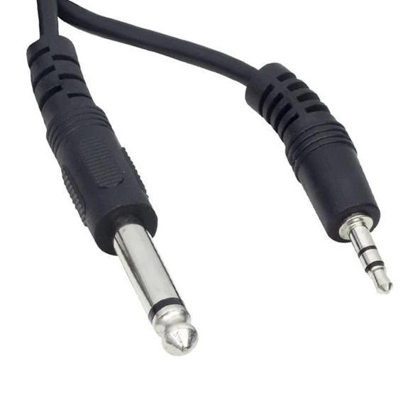 3.5 Mm Stereo Erkek-6.3 Mm Mono Erkek 3 Metre Ara Kablo ürün görseli 1