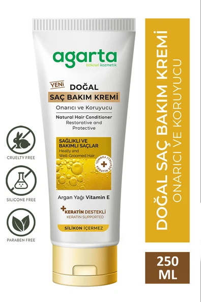 Agarta Doğal Güçlü Bakım Saç Güzelleştirici Krem 250 Ml ürün görseli 1