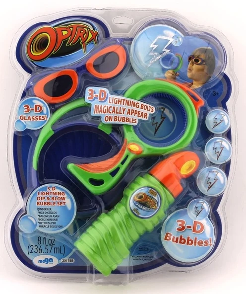 PARAPLY Optrix 3D Bubbles Set Şimşek Efektli 20175 D Kız Erkek Çocuk Oyuncak Eğitici Oyuncaklar ürün görseli 1