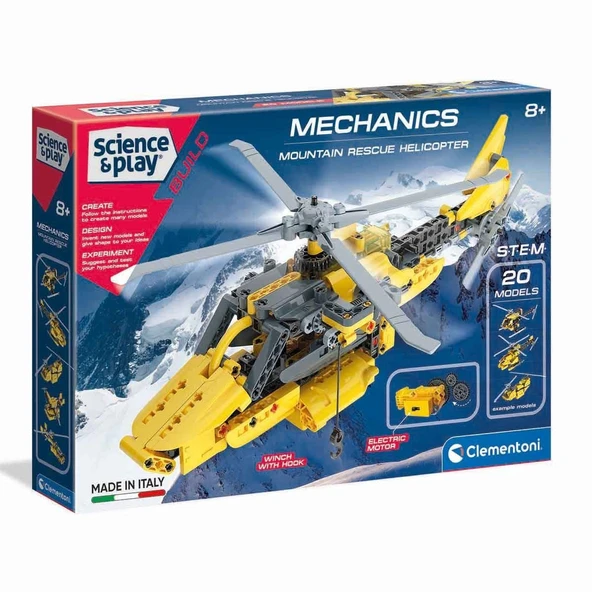 PARAPLY 75063TR Kurtarma Helikopteri - Mekanik Laboratuarı +8 yaş Kız Erkek Çocuk Oyuncak Eğitici Oyuncaklar ürün görseli 1
