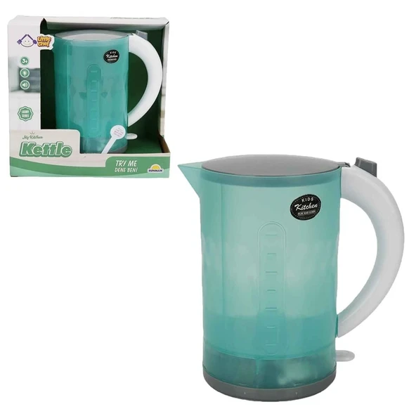 PARAPLY Küçük Ev Aletleri Sesli ve Işıklı Kettle Oyuncak Kız Erkek Çocuk Oyuncak Eğitici Oyuncaklar ürün görseli 1