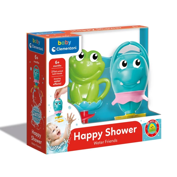 PARAPLY 17444 Baby Clementoni - İlk Arkadaşlarım Banyo Oyuncağı +6 ay Kız Erkek Çocuk Oyuncak Eğitici Oyunca ürün görseli 1