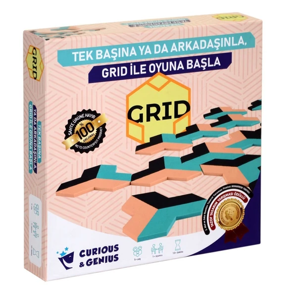 PARAPLY ZMK-55081 Grid Oyunu -Özaydınlar Kız Erkek Çocuk Oyuncak Eğitici Oyuncaklar ürün görseli 1