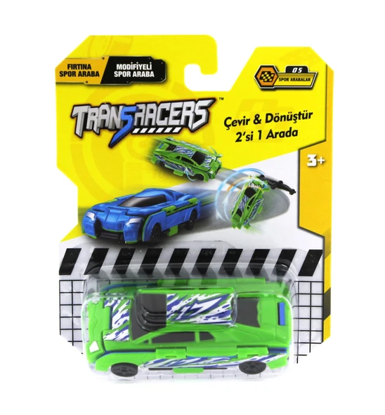 PARAPLY Transracers Dönüşen Araçlar Spor Arabalar Fırtına / Modifiyeli Kız Erkek Çocuk Oyuncak Eğitici Oyunc ürün görseli 1