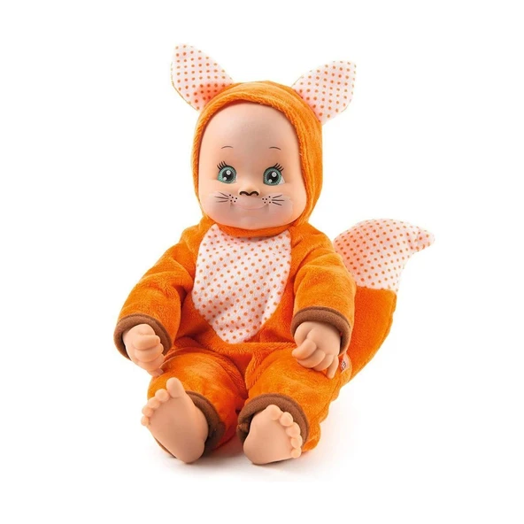 PARAPLY 7600210121 Minikiss Hayvan Kıyafetli Bebek 30cm Kız Erkek Çocuk Oyuncak Eğitici Oyuncaklar ürün görseli 1