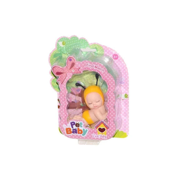 PARAPLY 21113CD 4CD 5CD YB226643 Birlik, Şirin Uyuyan Bebekler - Pet Baby - 1adet stokta olan gönderilir Kız ürün görseli 1