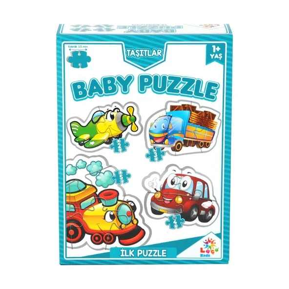 PARAPLY LC7226 Laço, Baby Puzzle - Taşıtlar / +12 ay Kız Erkek Çocuk Oyuncak Eğitici Oyuncaklar ürün görseli 1