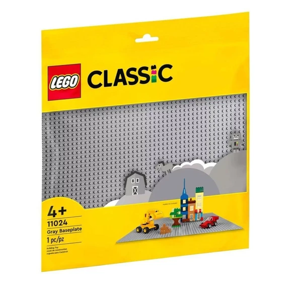 PARAPLY 11024 Lego Classic Gri Taban 1 parça +4 yaş Kız Erkek Çocuk Oyuncak Eğitici Oyuncaklar ürün görseli 1