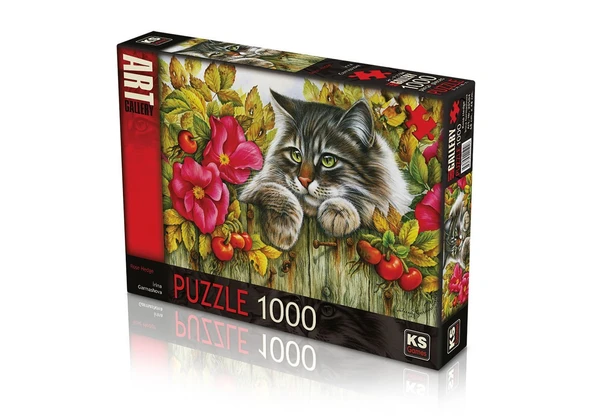 PARAPLY KS Puzzle 1000 Parça Rose Hedge Güllü Çit Kız Erkek Çocuk Oyuncak Eğitici Oyuncaklar ürün görseli 1