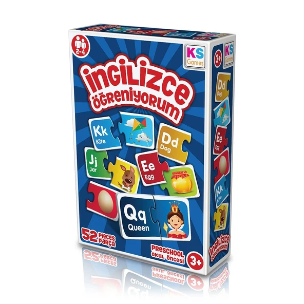 PARAPLY EG258 KS, Ingilizce Öğreniyorum / +3 yaş Kız Erkek Çocuk Oyuncak Eğitici Oyuncaklar ürün görseli 1