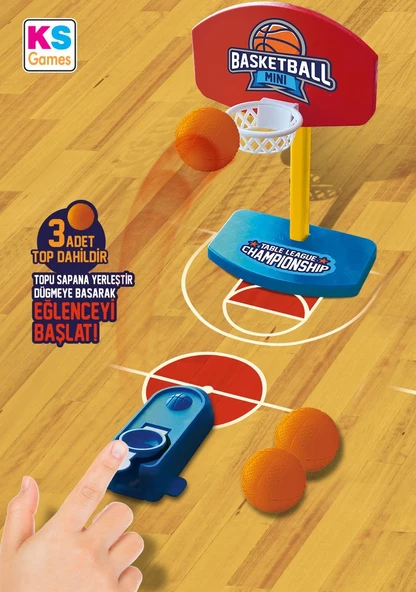 PARAPLY KS Games Mini Parmak Basketbolu Kız Erkek Çocuk Oyuncak Eğitici Oyuncaklar ürün görseli 1