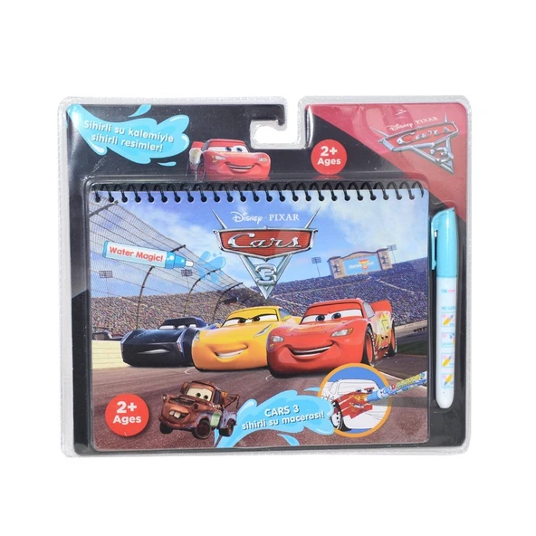 PARAPLY BK004 Gepettoys, Cars Sihirli Boyama Kitabı Kız Erkek Çocuk Oyuncak Eğitici Oyuncaklar ürün görseli 1