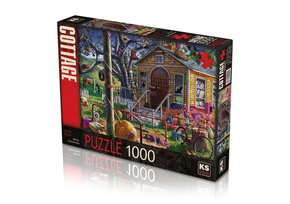 PARAPLY KS Puzzle 1000 Parça Lonely House Yalnız Ev Kız Erkek Çocuk Oyuncak Eğitici Oyuncaklar ürün görseli 1