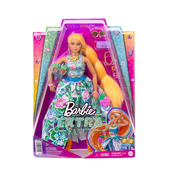 PARAPLY HHN14 Barbie Extra Fancy - Çiçekli Kostümlü Bebek Kız Erkek Çocuk Oyuncak Eğitici Oyuncaklar ürün görseli 1