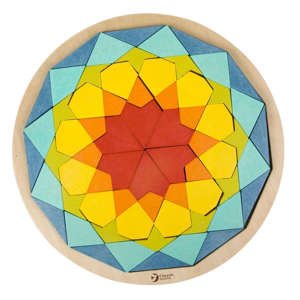 PARAPLY Classic World Ahşap 3D Puzzle ve Mandala Bulmaca Kız Erkek Çocuk Oyuncak Eğitici Oyuncaklar ürün görseli 1