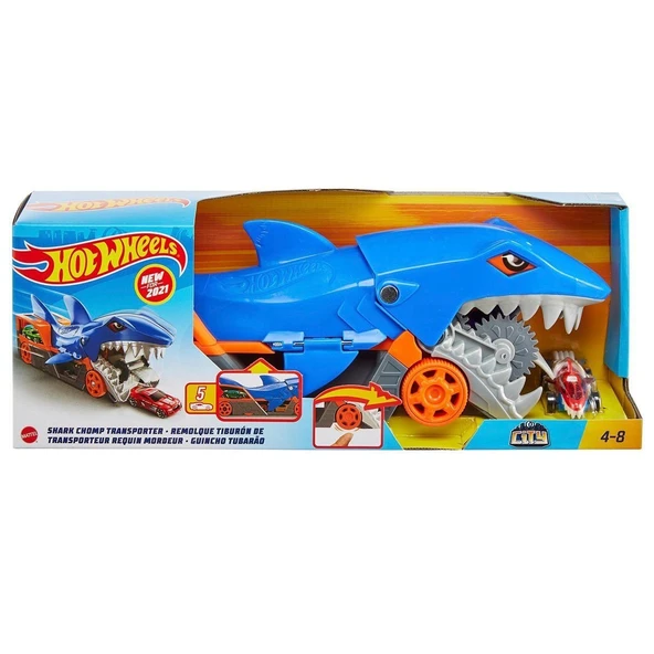 PARAPLY GVG36 Hot Wheels Köpek Balığı Taşıyıcı Kız Erkek Çocuk Oyuncak Eğitici Oyuncaklar ürün görseli 1