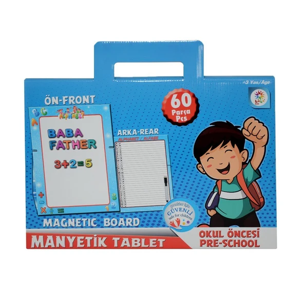 PARAPLY LC7165 MANYETİK TABLET MAVİ Kız Erkek Çocuk Oyuncak Eğitici Oyuncaklar ürün görseli 1