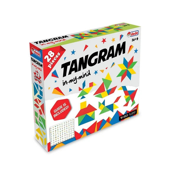 PARAPLY 03698 Dede, Tangram 28 Parça Kız Erkek Çocuk Oyuncak Eğitici Oyuncaklar ürün görseli 1