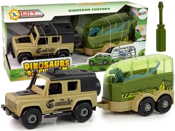 PARAPLY Sök Tak Dinozor Taşıyıcı Araç ve Karavan Kız Erkek Çocuk Oyuncak Eğitici Oyuncaklar ürün görseli 1
