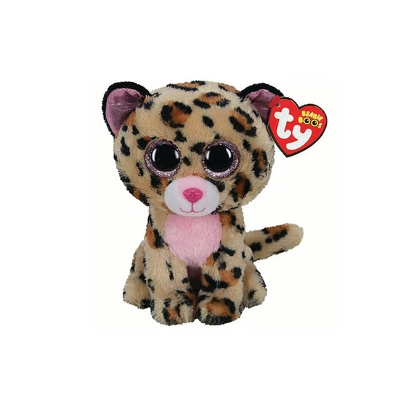 PARAPLY TY Beanie Boos Kahverengi Benekli Peluş Leopar Livvie 15cm Kız Erkek Çocuk Oyuncak Eğitici Oyuncakla ürün görseli 1