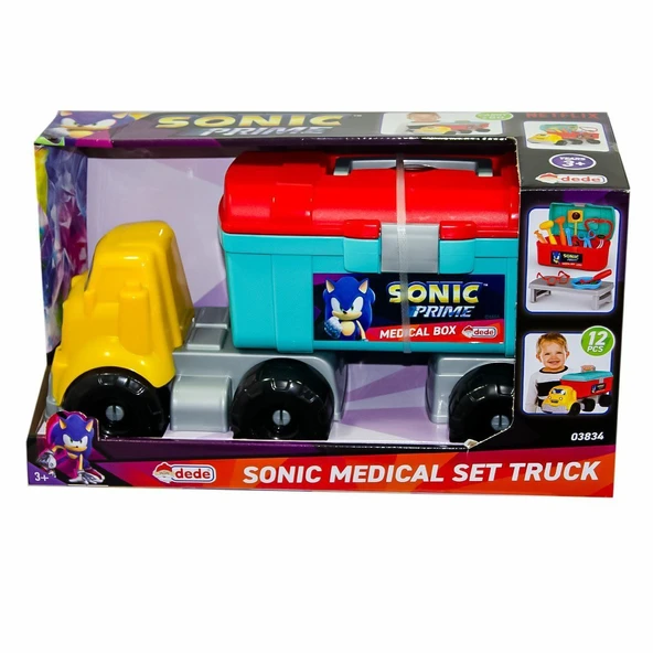 PARAPLY 03834 Sonıc Medikal Set Tır Kız Erkek Çocuk Oyuncak Eğitici Oyuncaklar ürün görseli 1