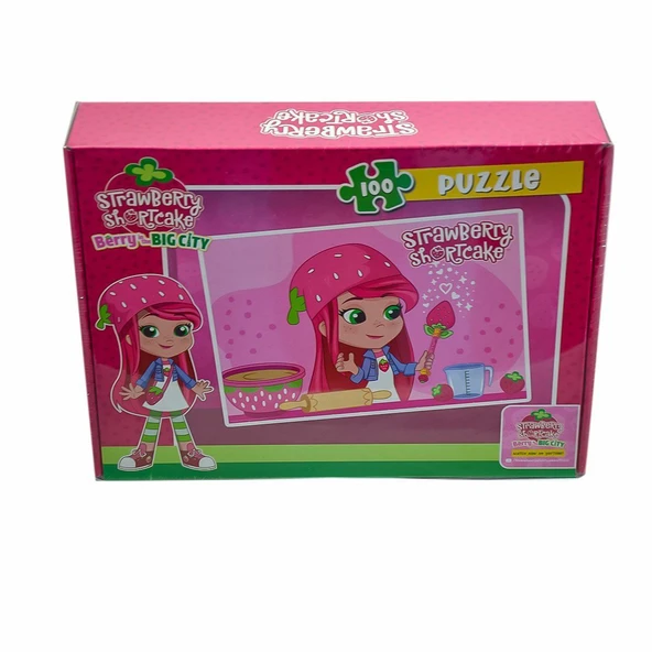 PARAPLY CK7879 ÇİLEK KIZ 100 Parça Kutu Puzzle-Utku Oyuncak Kız Erkek Çocuk Oyuncak Eğitici Oyuncaklar ürün görseli 1