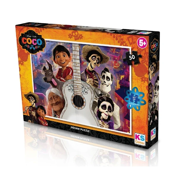 PARAPLY CO 709 Coco Puzzle 50 Parça-KS Games Kız Erkek Çocuk Oyuncak Eğitici Oyuncaklar ürün görseli 1