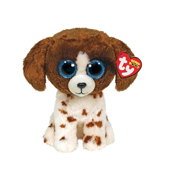 PARAPLY TY Beanie Boos Kahverengi Benekli Peluş Köpek Muddles 22cm Kız Erkek Çocuk Oyuncak Eğitici Oyuncakla ürün görseli 1