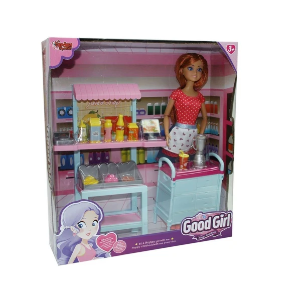 PARAPLY WG-115120 Kutulu 29cm Aksesuarlı Kafe Kız Erkek Çocuk Oyuncak Eğitici Oyuncaklar ürün görseli 1