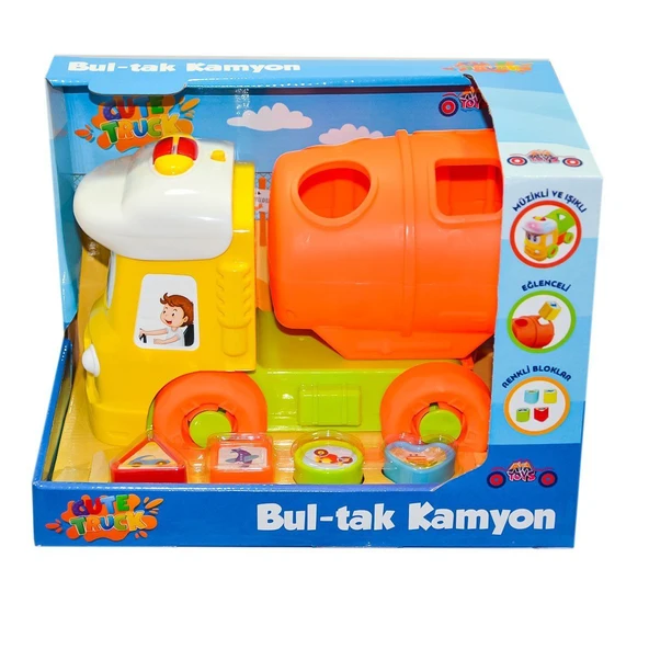 PARAPLY 40197 Şirin Bultak Kamyonu Kız Erkek Çocuk Oyuncak Eğitici Oyuncaklar ürün görseli 1