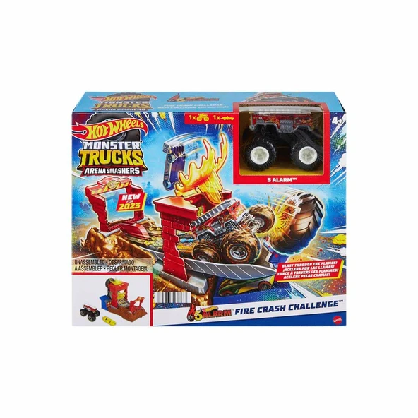 PARAPLY HNB87 Hot Wheels Monster Trucks Arenada Mücadeleye Başlangıç Setleri Kız Erkek Çocuk Oyuncak Eğitici ürün görseli 1
