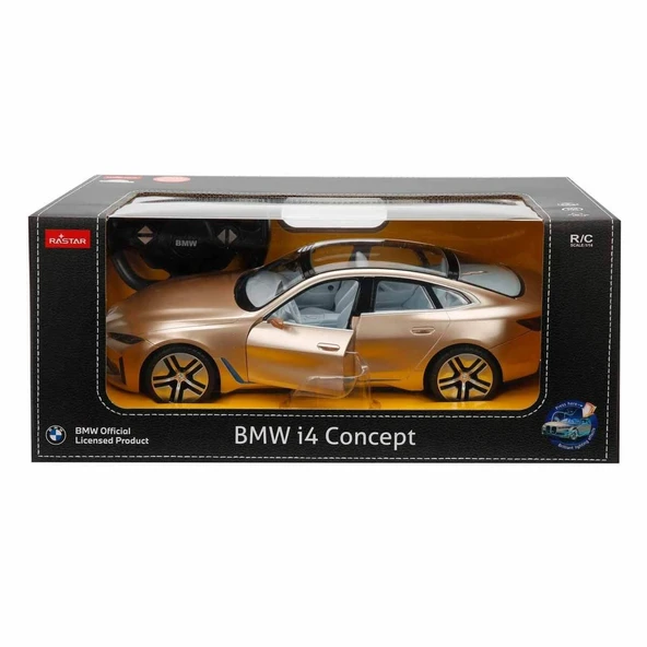 PARAPLY 98300 BMW İ4 Concept 2.4 Ghz. Platin Gold - Sunman Kız Erkek Çocuk Oyuncak Eğitici Oyuncaklar ürün görseli 1