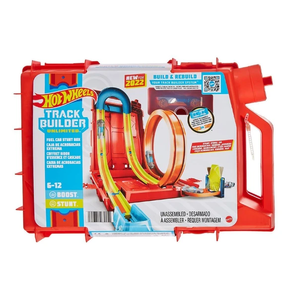 PARAPLY HDX78 HW Track Builder Benzin Bidonu Akrobasi Seti, Hot Wheels Track Builder Kız Erkek Çocuk Oyuncak ürün görseli 1