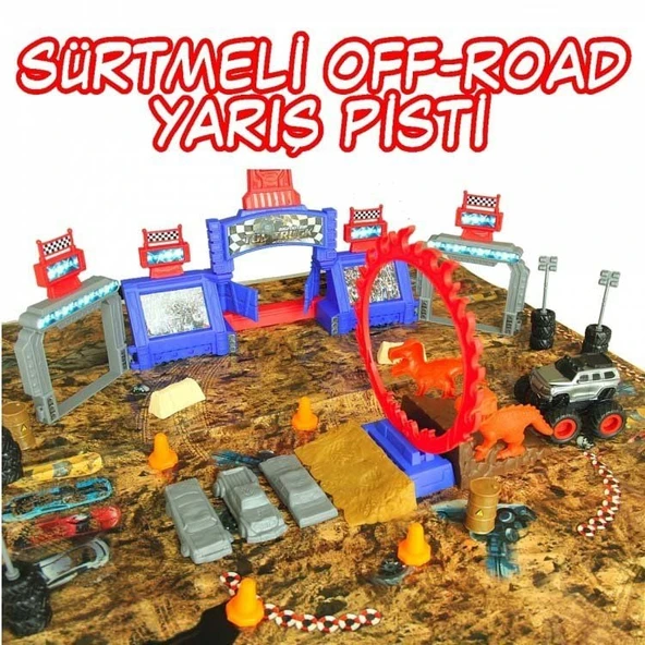 PARAPLY Sürtmeli Off-Road Yarış Oyun Pisti Kız Erkek Çocuk Oyuncak Eğitici Oyuncaklar ürün görseli 1