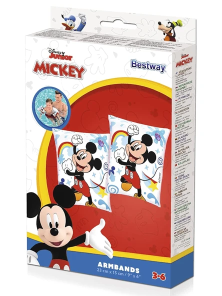 PARAPLY Bestway Mickey Mouse Çocuk Kolluk - BW91002 Kız Erkek Çocuk Oyuncak Eğitici Oyuncaklar ürün görseli 1