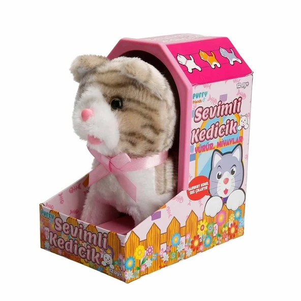 PARAPLY Sunman Jamina Sevimli Peluş Kedicik - S00047240 Kız Erkek Çocuk Oyuncak Eğitici Oyuncaklar ürün görseli 1