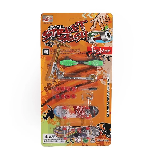 PARAPLY KZL-012-13 Kartela Kaykay Scooter Kız Erkek Çocuk Oyuncak Eğitici Oyuncaklar ürün görseli 1