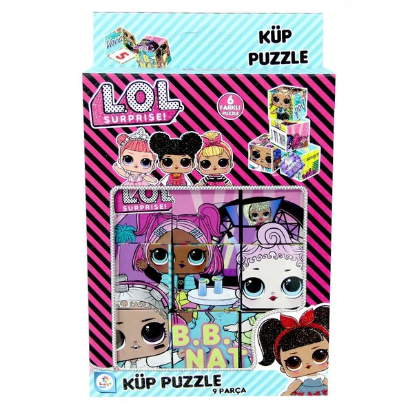 PARAPLY LOL Küp Puzzle 9 Parça Kız Erkek Çocuk Oyuncak Eğitici Oyuncaklar ürün görseli 1