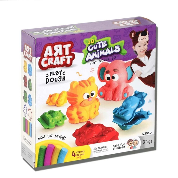PARAPLY Dede 3D Oyun Hamuru Seti Kız Erkek Çocuk Oyuncak Eğitici Oyuncaklar ürün görseli 1