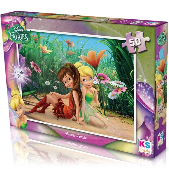 PARAPLY KS Fairies 50 Parça Puzzle Kız Erkek Çocuk Oyuncak Eğitici Oyuncaklar ürün görseli 1