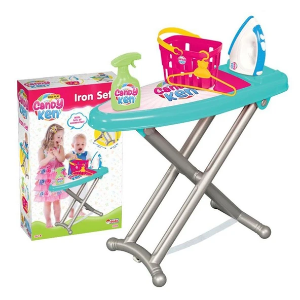 PARAPLY Dede Candy Ütü Seti Kız Erkek Çocuk Oyuncak Eğitici Oyuncaklar ürün görseli 1