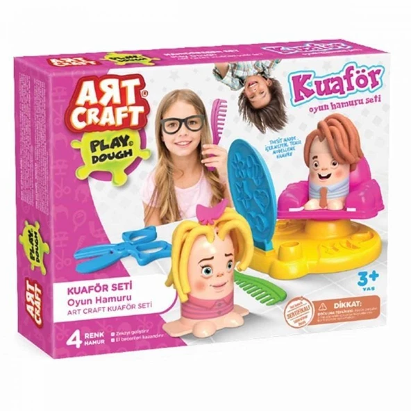 PARAPLY Dede Kuaför Oyun Hamur Seti - 03458 Kız Erkek Çocuk Oyuncak Eğitici Oyuncaklar ürün görseli 1