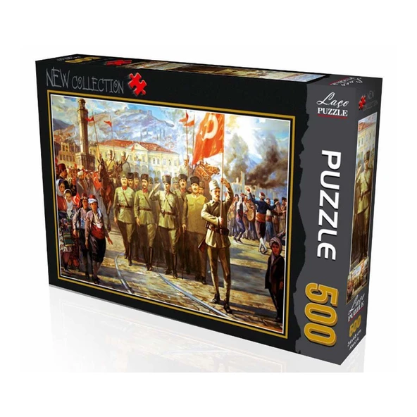 PARAPLY Atatürk İzmir Çıkışı 500 Parça Puzzle Kız Erkek Çocuk Oyuncak Eğitici Oyuncaklar ürün görseli 1