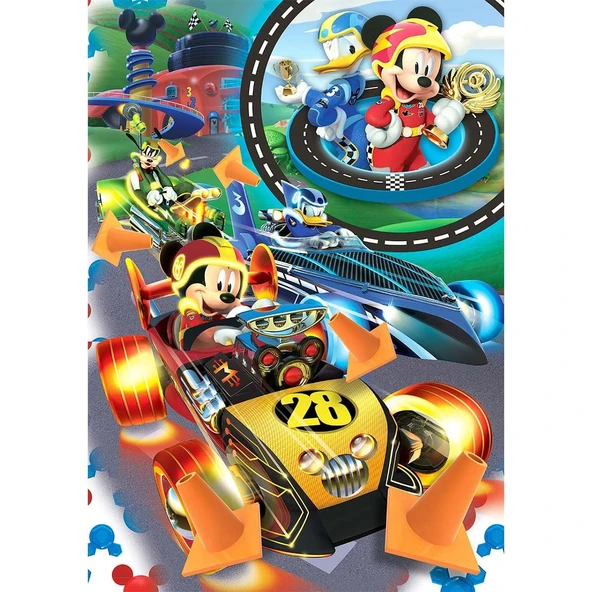 PARAPLY 50 Parça Mickey Mouse Puzzle Kız Erkek Çocuk Oyuncak Eğitici Oyuncaklar ürün görseli 1